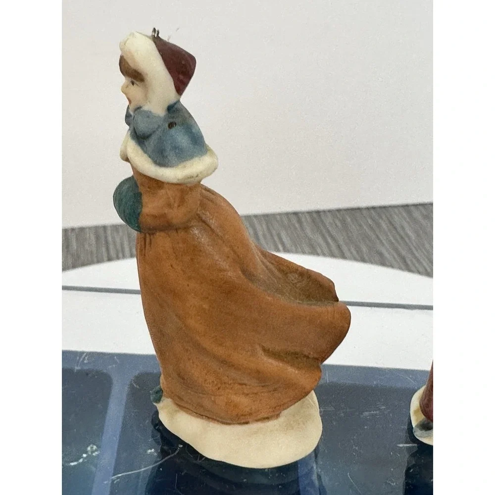 Kmart 1989 Porcelain Figurine for Christmas Village - Multiple Family Figure Set